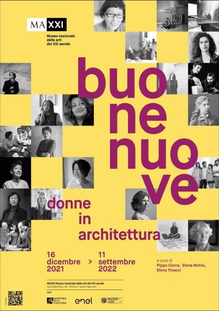 locandina Maxxi - BUONE NUOVE donne in architettura